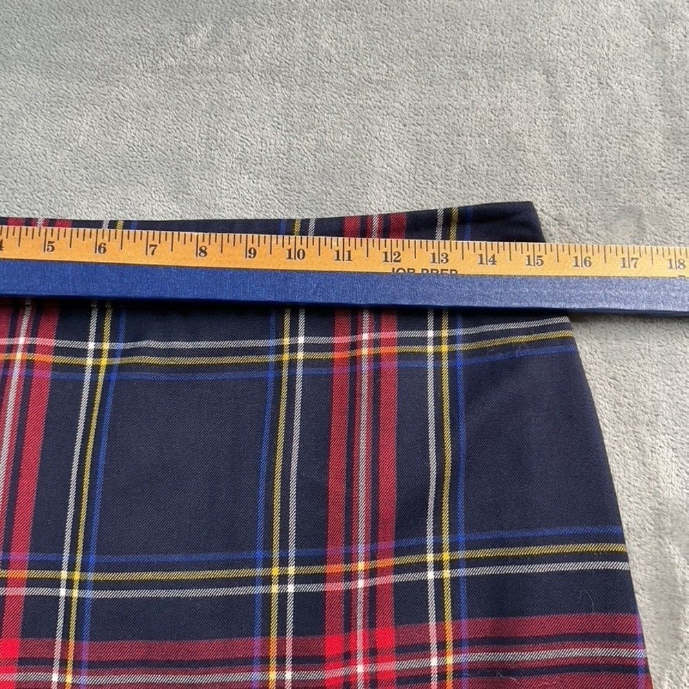 Talbots NWT Woman's Size 4 Trendy Stewart Tartan Plaid A-Line Wool-Blend Skirt - Picture 7 of 13